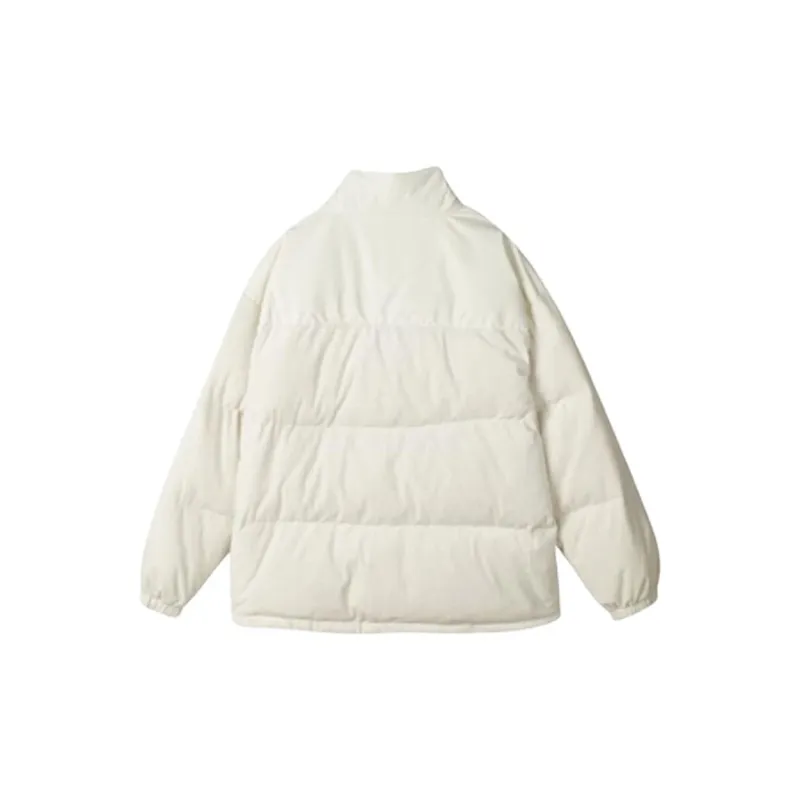 Skechers Sports Collection Puffer Jackets Unisex Cream Beige White-1