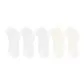 5 Pack (3 White+2 Ecru)