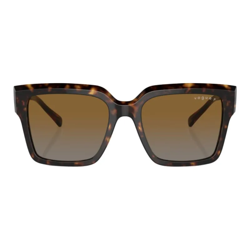VOGUE Metal Acetate Square Sunglasses Women's Tortoiseshell-1