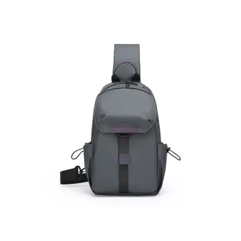 BAODIDAISHU Nylon Fabric Shoulder Bag Crossbody Bag Cell Phone Pouch Sling Bag Regular Men's Gray/Black/Blue
