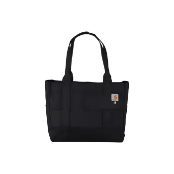 Carhartt Polyester Tote Bag Shopping Bag Shoulder Bag Handbag Regular Unisex Black