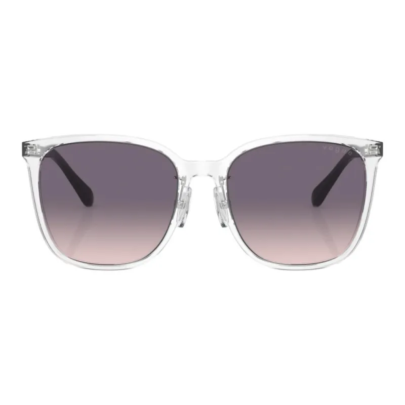 VOGUE Acetate Square Sunglasses Women's Transparent-1
