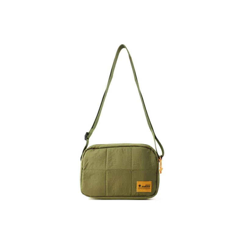 BACKSTAGE Polyamide Shoulder Bag Regular Unisex Black/Green/Yellow-16