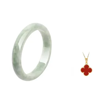 Green Craftsman Bean Type Bangles Women's