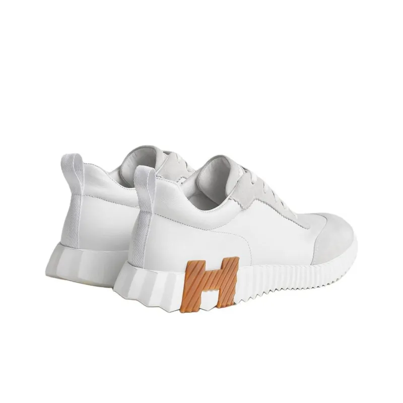 HERMES Cushioning Low Top Sports Casual Shoes Women's Gray White-3