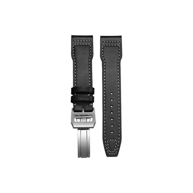 Craftsman IWC Compatibility Watch Band Cowhide Leather Material-3