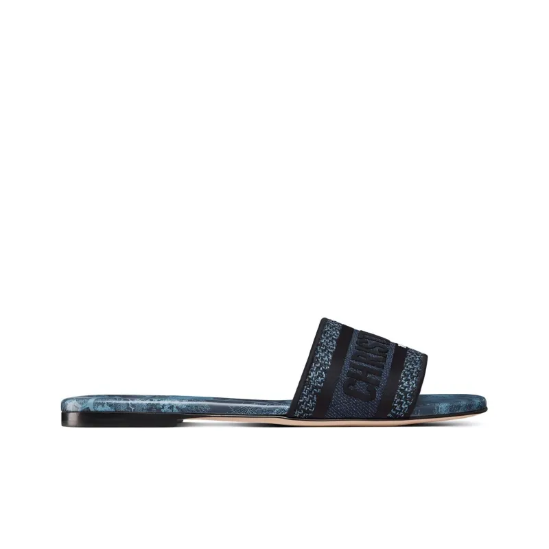DIOR Dway Slide Slippers Women's Blue-1