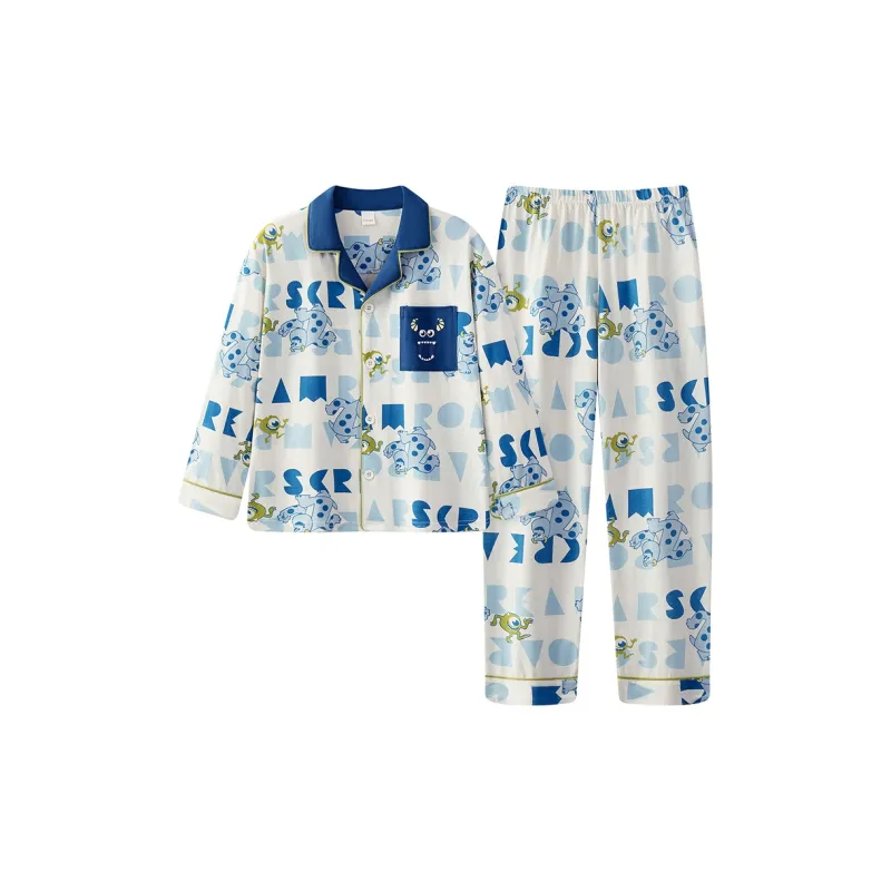 Disney Pajama Set Men's Light Blue-0