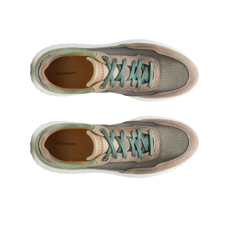 Magnanni Lenora Low-Top Casual Shoes Women's Gray Green-3