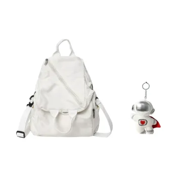 BRABOSTON Canvas Backpack Regular Unisex Beige/Black/Brown