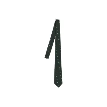 ETRO Logo Embroidered Pointed Tip Tie