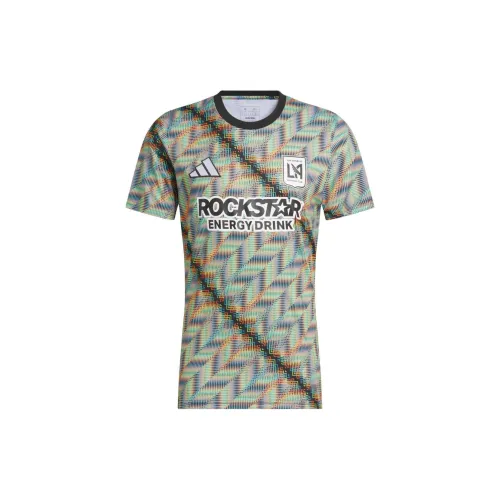 Adidas Los Angeles Soccer Jerseys Men Semi-Transparent Lime Gray