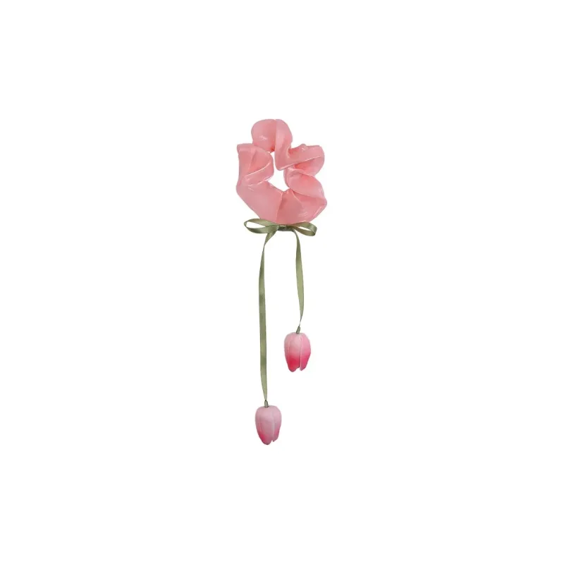 Water Jade Fabric Hair Tie Women's-0