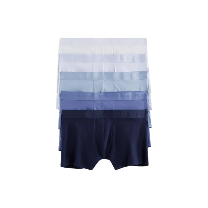 Hollister Underpants Men's 5 Pack Blue Shades-0