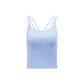[Textured Style-Long As Belly Button]V-Back Smoothing-Baby Blue