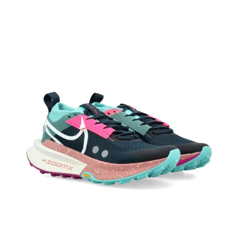 Nike ZoomX Zegama 2 Armory Navy Green Frost Vivid Grape Sail Women's-2