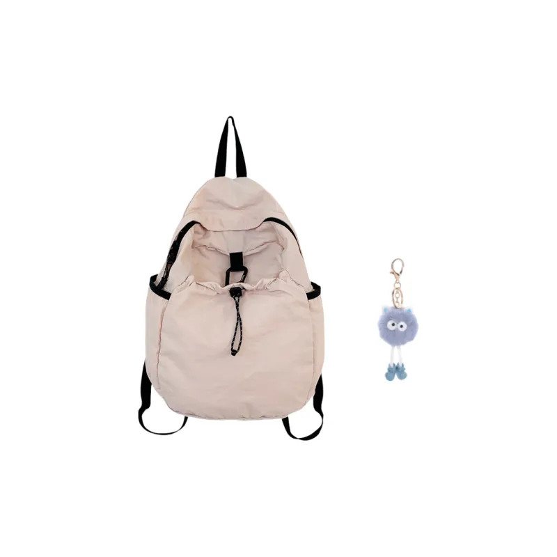 KAMLUI Washed Cloth Backpack Small Size Unisex Multicolor-32