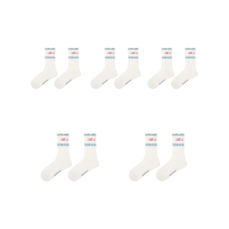 Vine Color Mid Calf Socks Women's-11