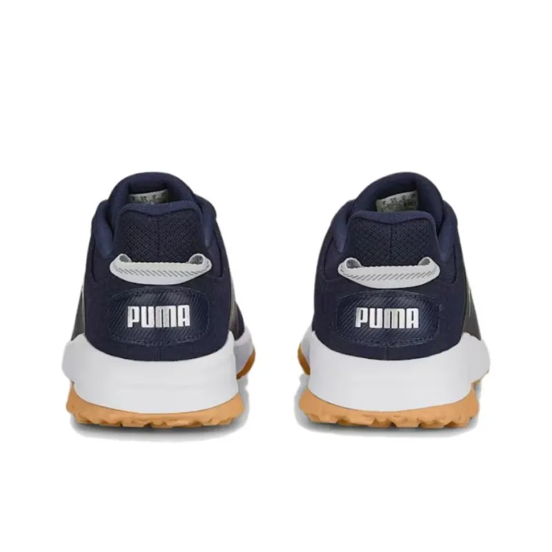 PUMA Anti Slip Wear Resistant Low Top Golf Shoes Men's Marine Blue-3