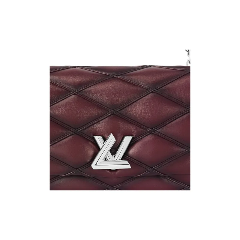 LOUIS VUITTON Lambskin One Shoulder Handbag Trumpets Women's Scarlet-1