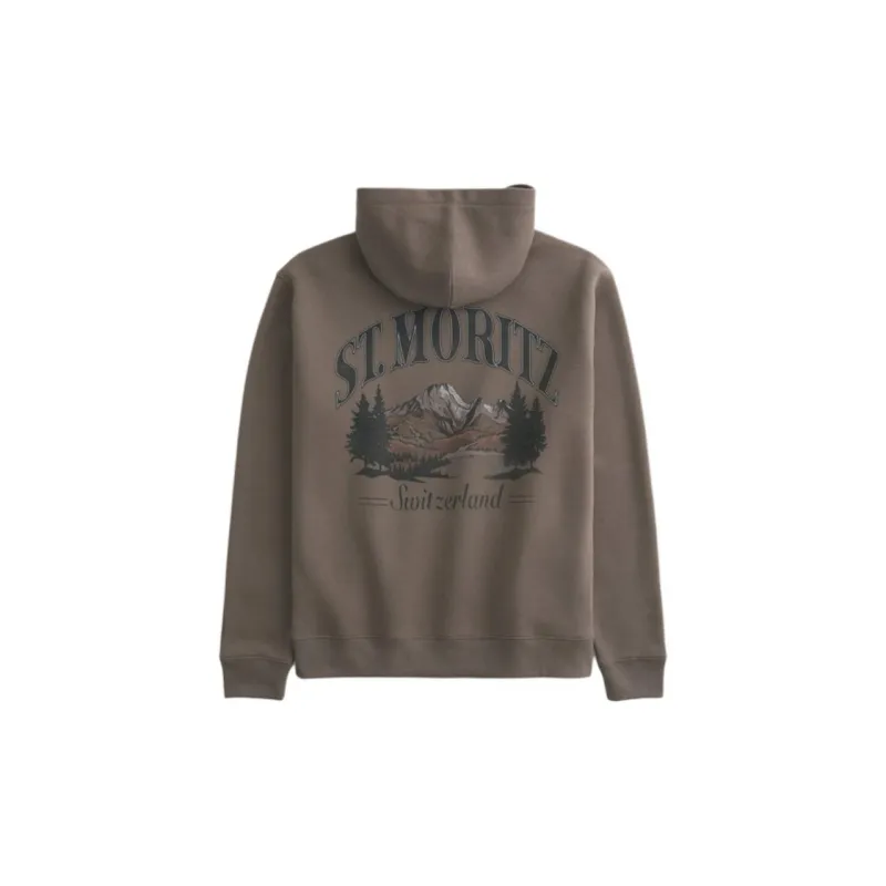 Hollister Sweatshirt Unisex Brown-1