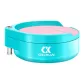 Double-Layer Bait Box with Hole[Tiffany Blue]+Slip-Resistant Floating Hook Stand[Macho Pink]