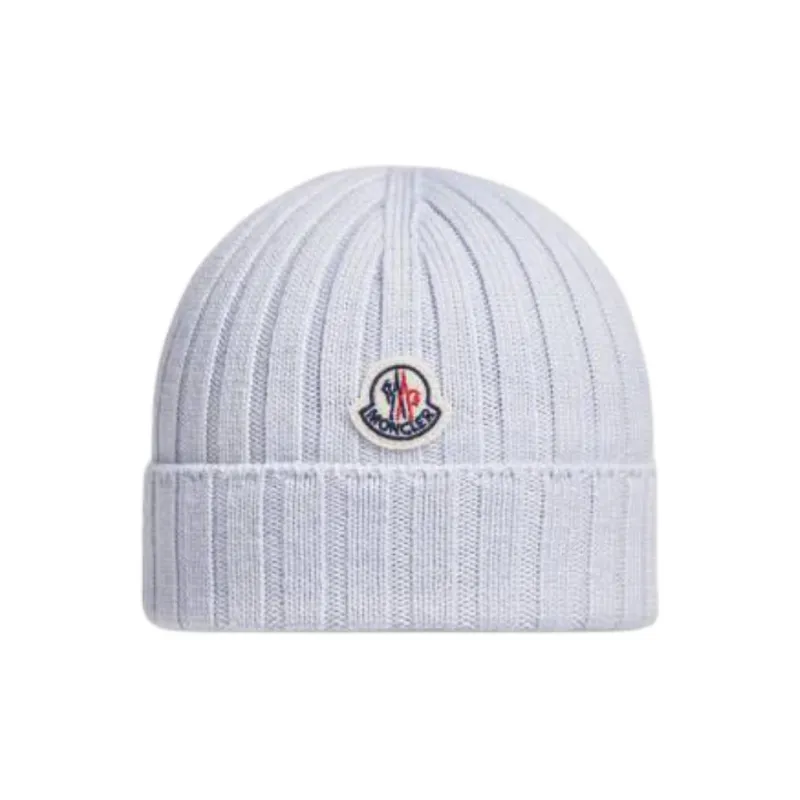 Moncler Logo Patch Knitted Beanie-0