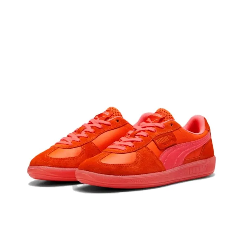PUMA Palermo Anti Slip Wear Resistant Low Top Casual Shoes Unisex Orange-2