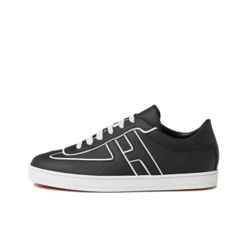 HERMES Boomerang Low Top Skateboard Shoes Men's Black