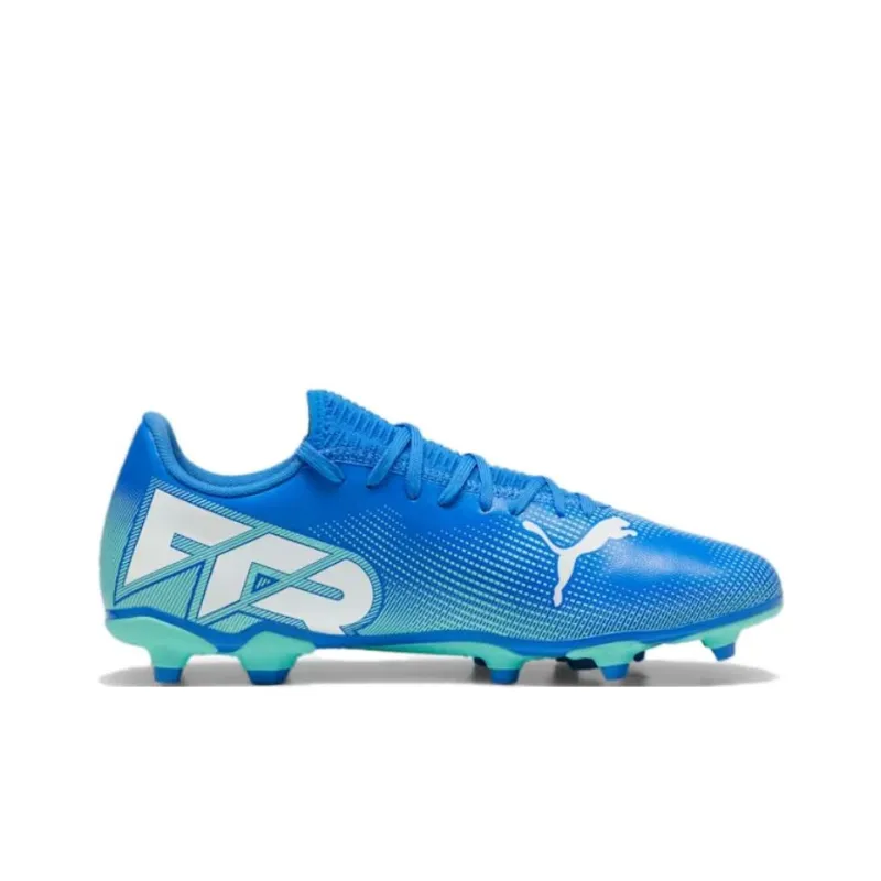 PUMA FUTURE 7 PLAY Anti Slip Wear Resistant Soccer Shoes Men's Blue-1