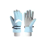 Adults' Hook-and-Loop-Blue[Touchscreen+Fleece-Lined]