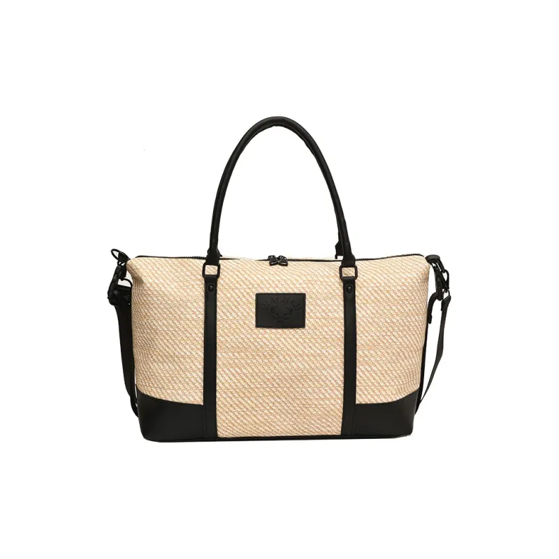 Travel PU Travel Bag Unisex Khaki/Pink/Black/Gray-0