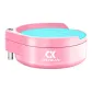 Double-Layer Bait Box with Hole[Macho Pink]+Slip-Resistant Floating Hook Stand[Tiffany Blue]