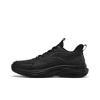 Warrior Anti Slip And Wear Resistant Lightweight Casual Running Shoes Men's Black