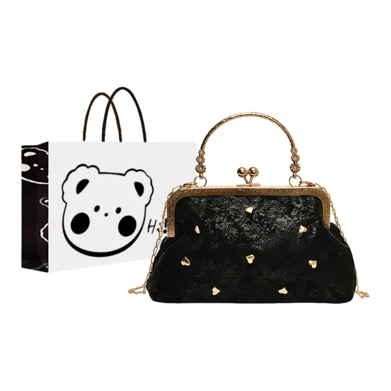 NX DOUGHNUT PU Crossbody Bag, One Shoulder Handbag Women's White/Black/Pink-7