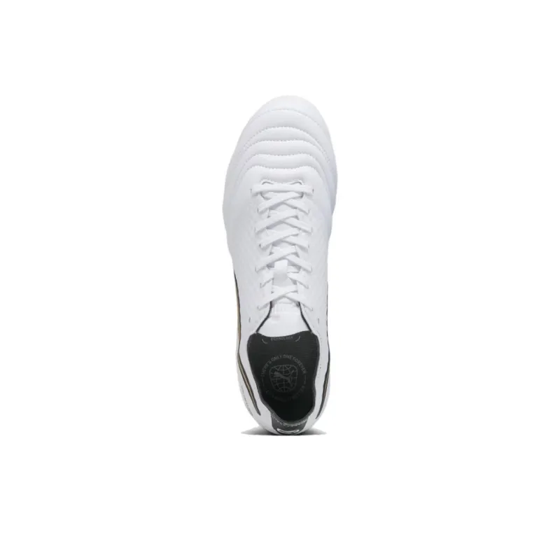 PUMA King Mirai Anti Slip Wear Resistant Soccer Shoes Men's White-3