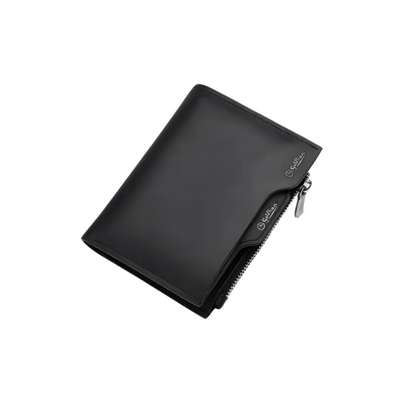 GOLDLION Cow Leather Wallet Coin Purse Regular Men's Black-4