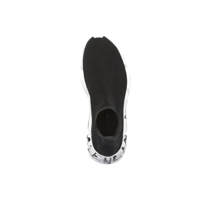 Balenciaga Speed 2.0 Graffiti Recycled Knit Black Women's-3