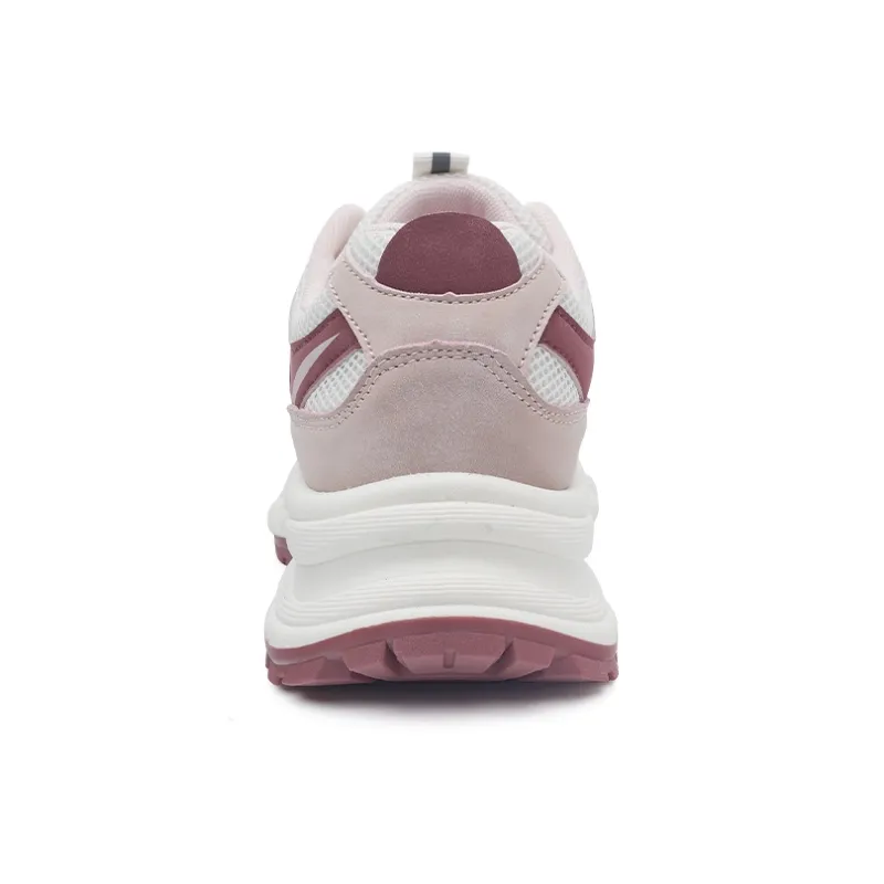 Warrior Warrior Wear Resistant Low Top Chunky Sneakers Women's Beige Pink-3