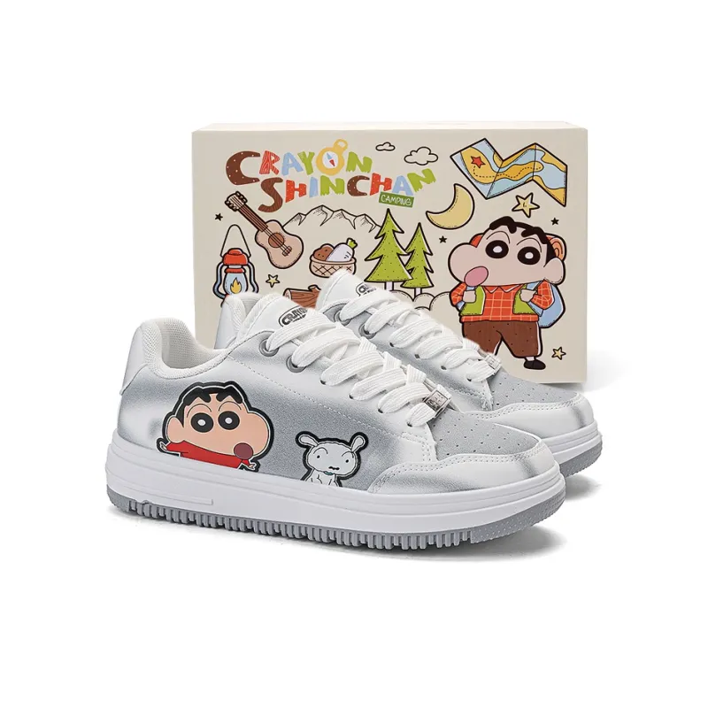 Crayon Shinchan Low Top Skateboard Shoes Unisex-11