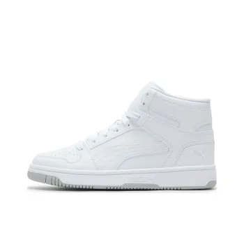 PUMA Rebound Layup Non-slip Lightweight Mid-Top Skateboard Shoes Unisex White