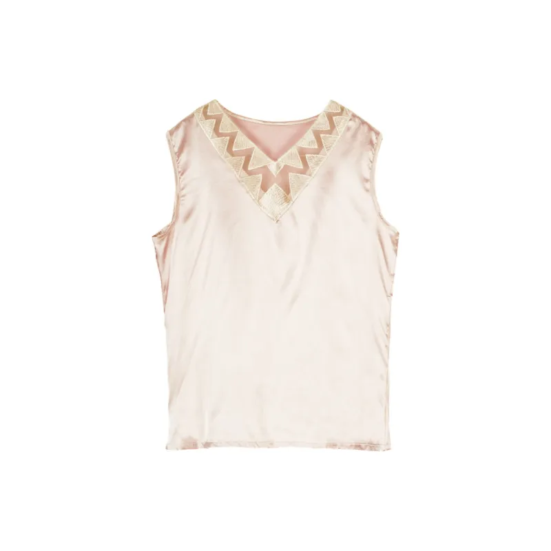 Flowers In Water Tank Top Women's 1 Pack White-2