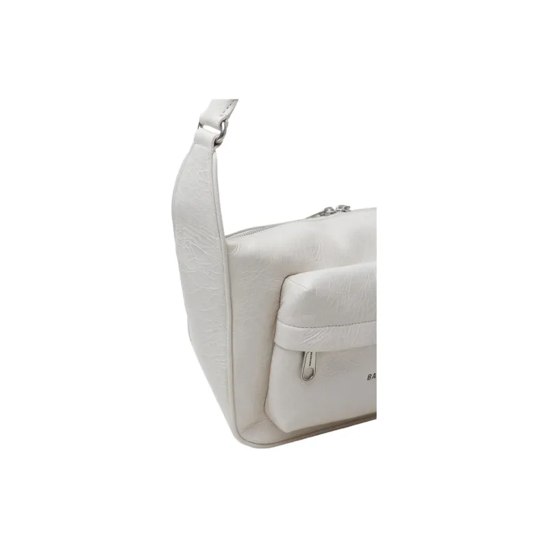 Balenciaga Raver Medium Bag With Handle White-3