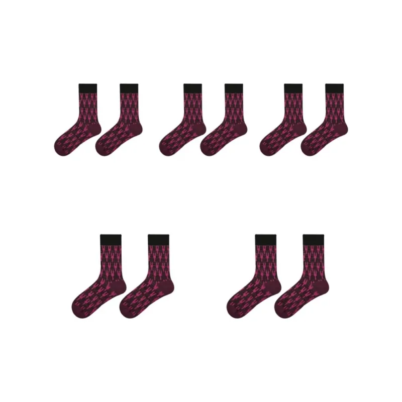 Vine Color Mid Calf Socks Women's-23