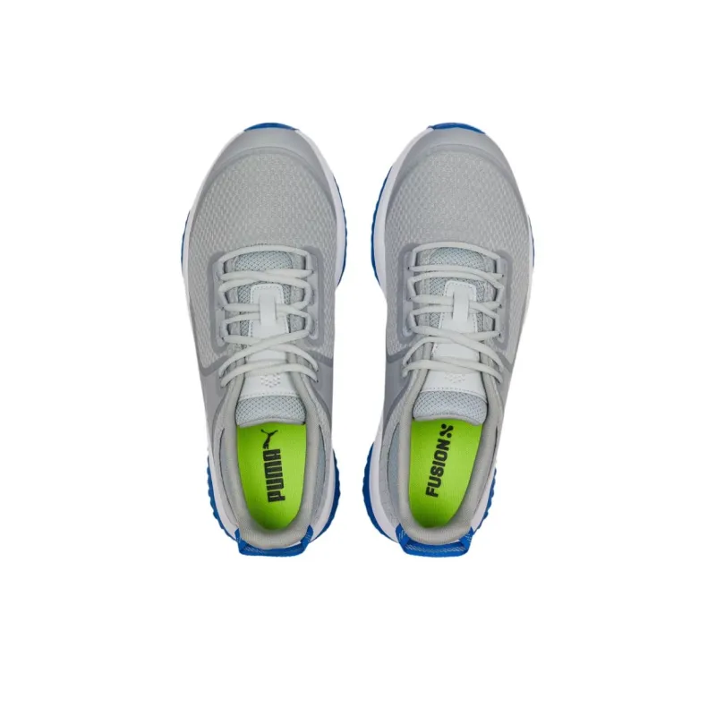 PUMA Breathable And Resilient Low Top Golf Shoes Men's Silver Gray-3