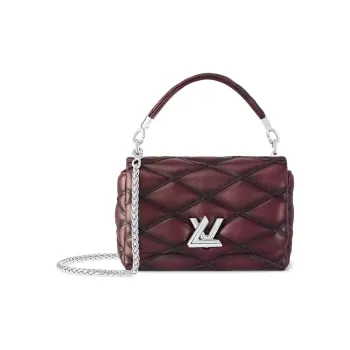 LOUIS VUITTON Lambskin One Shoulder Handbags Small Size Women's Scarlet