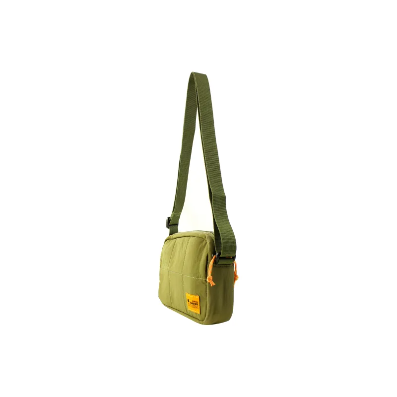 BACKSTAGE Polyamide Shoulder Bag Regular Unisex Black/Green/Yellow-15