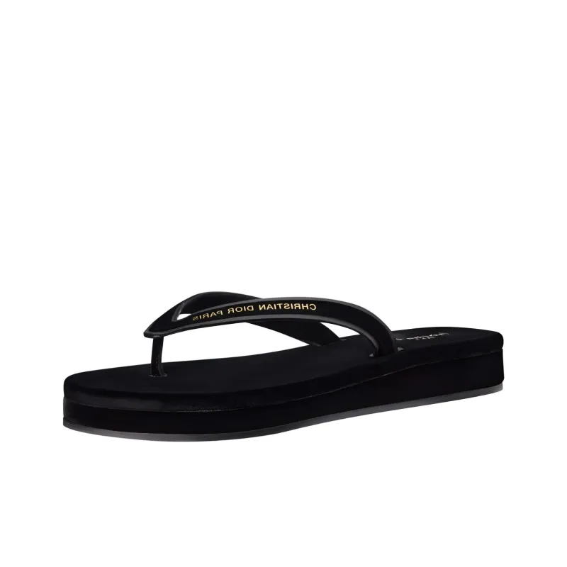 DIOR Diorsea Antibacterial Flip Flops Women's Black-2