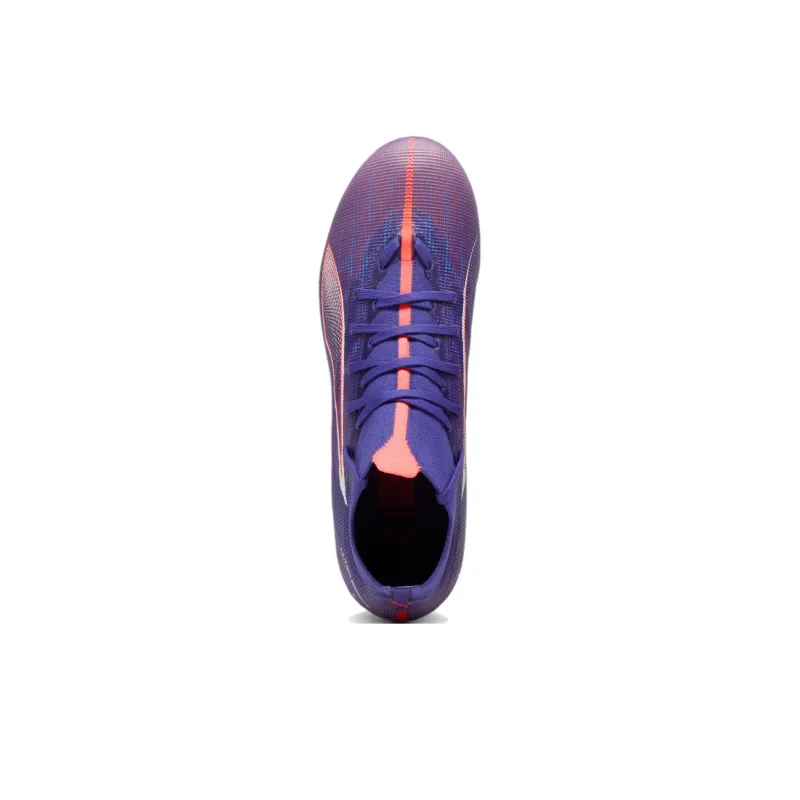 PUMA Ultra 5 Anti Slip Wear Resistant Soccer Shoes Women's Purple Orange-3