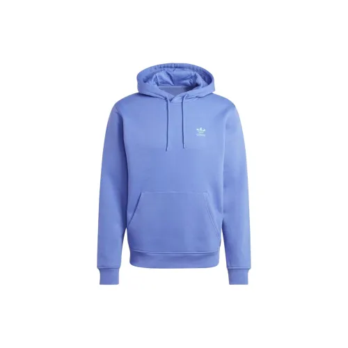 Adidas Originals TREFOIL ESSENTIALS HOODIE Sweatshirts Men Blue